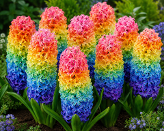 Bulbi de Zambile Rainbow - Pachet 3 Bulbi