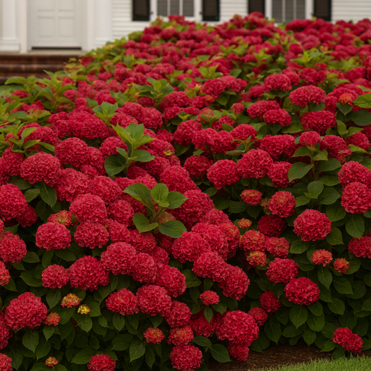 Planta decorativa - Hortensia Hydrangea - Hot Red - Ghiveci P15 - Floraria Aqua
