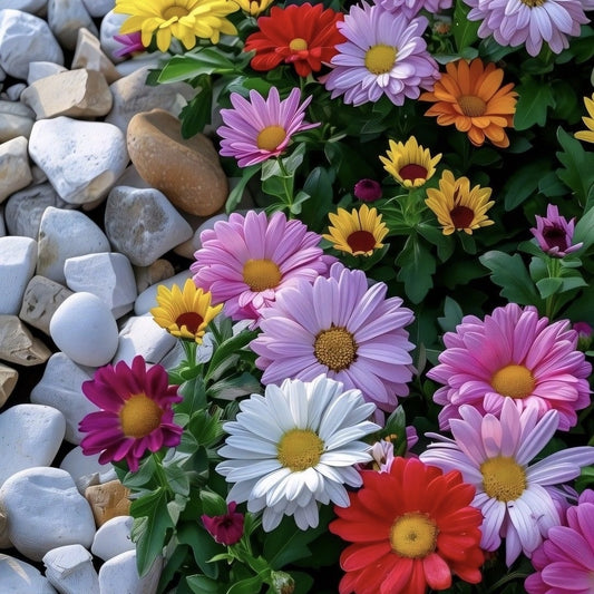 Aster - Steluta - Mix 3 culori - Ghiveci P12 - Ghiveci - Aqua Flowers