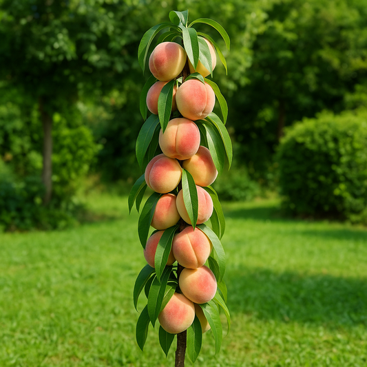 Piersic Columnar Honey - Rădăcină Ambalată Anul 2-3 - Aqua Flowers