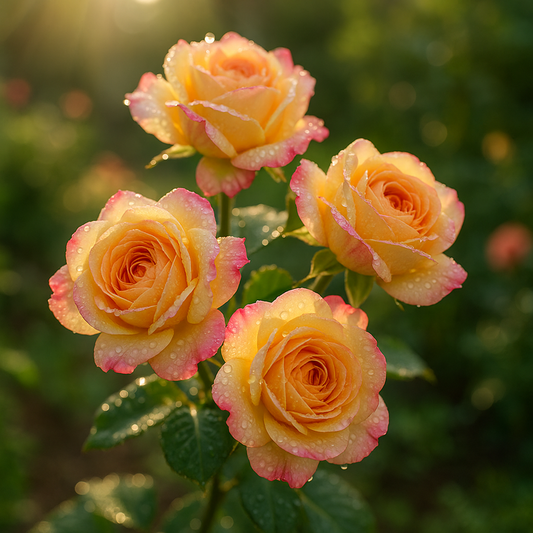 Trandafiri Floribunda Parfumaţi - Joyful - Rădăcină Ambalată - Aqua Flowers
