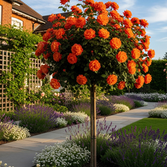 Trandafiri Pomișor - Orange - Rădăcină Ambalată Anul 2 - Aqua Flowers
