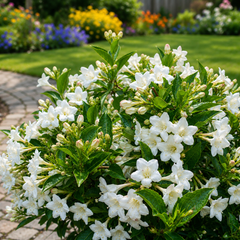 🌿🤍 Weigela Bristol Snowflake-Ghiveci 1,5 L