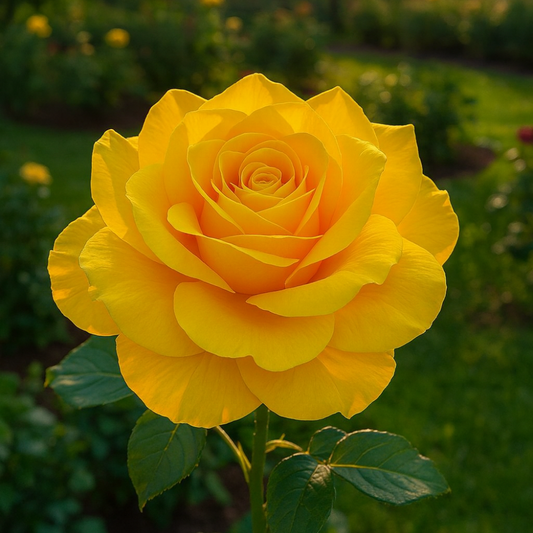 Trandafiri Teahibrizi Parfumaţi - Yellow - Rădăcină Ambalată Anul 3 - Aqua Flowers