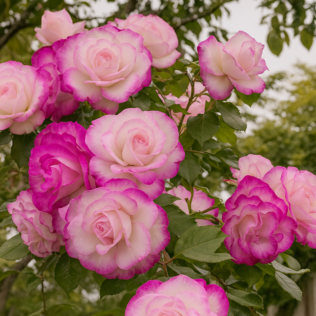 Trandafiri Cățărători Parfumați - Country Blues - Rădăcină Ambalată - Aqua Flowers