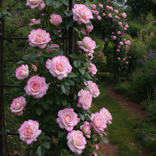 Trandafiri Cățărători Parfumați - Country Blues - Rădăcină Ambalată - Aqua Flowers