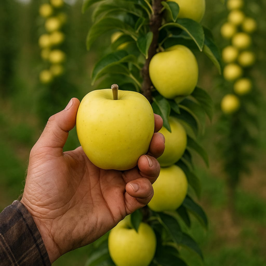 Măr Columnar Golden Tower – Rădăcină Ambalată Anul 3 – Aqua Flowers