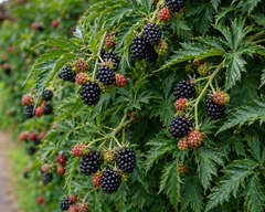Arbust Fructifer - Mur Tufă (fără spini) Thornless Evergreen, Ghiveci 2L