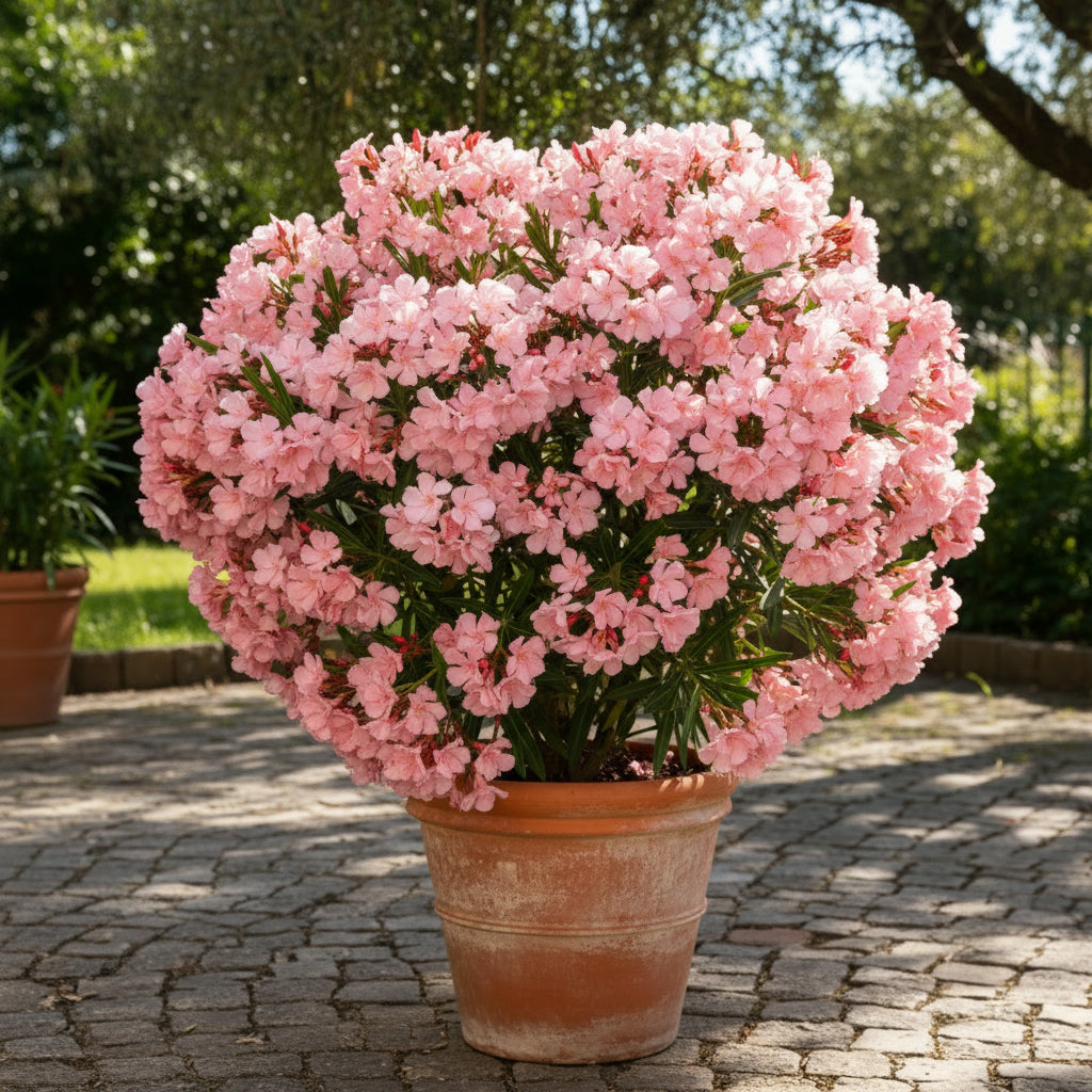 Leandru (Nerium Oleander) - Double Corai - ghiveci 30 - 40 cm