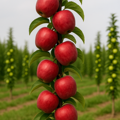 Măr Columnar Scarlet Pillar – Rădăcină Ambalată Anul 3 – Aqua Flowers