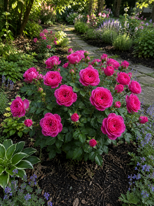 Trandafir Mini-Tufa „Pink Majesty” Ghiveci P14 Anul 2