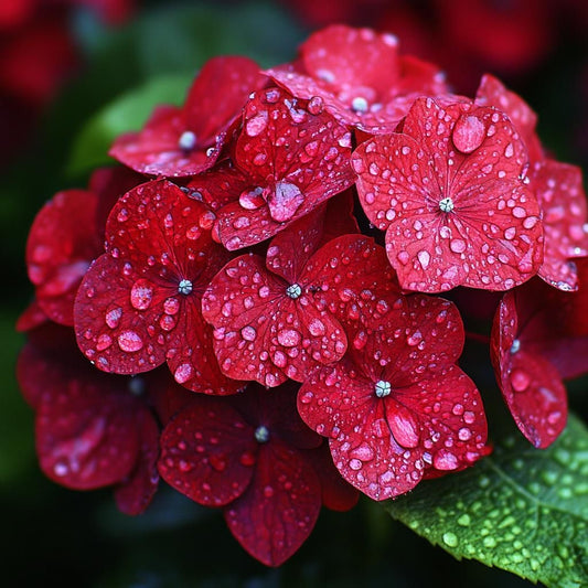 Planta decorativa - Hortensia Hydrangea - Hot Red - Ghiveci P15 - Floraria Aqua