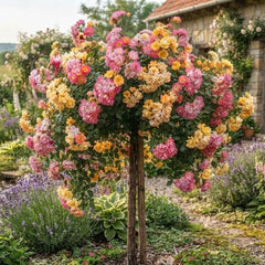 Trandafir pomisor plangator-Pink & Gold Waterfall-radacina ambalata-anul 3