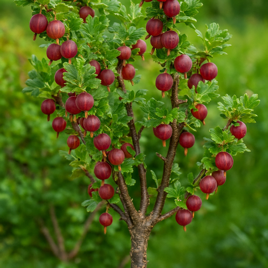 Agriș Roșu Pomișor Tulpină Înaltă - Rădăcină Ambalată - Aqua Flowers