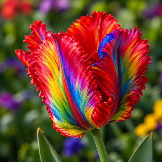Bulbi Lalele Tropical Rainbow (Tip Papagal) - Pachet 3 Bulbi