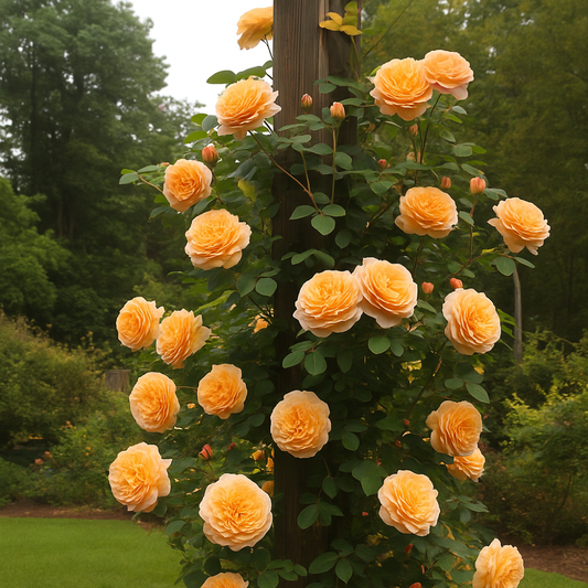 Trandafiri Cățărători Parfumați – Coral – Rădăcină Ambalată – Aqua Flowers
