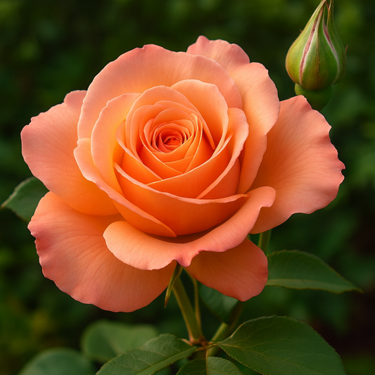Trandafiri Teahibrizi Parfumaţi - Coral - Rădăcină Ambalată Anul 3 - Aqua Flowers