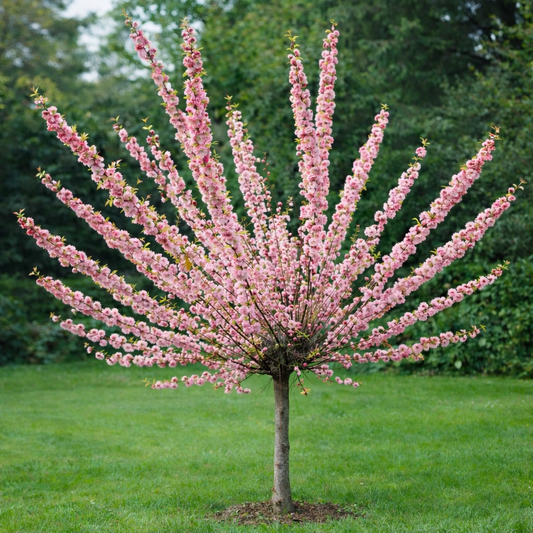 Cireș japonez Prunus Triloba pe picior - Ghiveci - H 90 - 100 m
