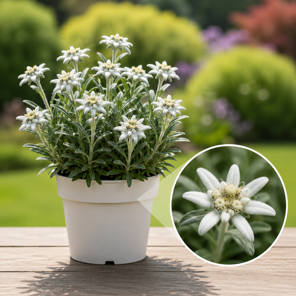 🌼 Leontopodium alpinum (Floarea de colț) La Ghiveci