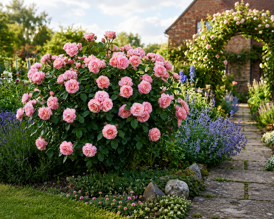 Trandafir tufă „Olivia Rose Austin” – Ghiveci P14