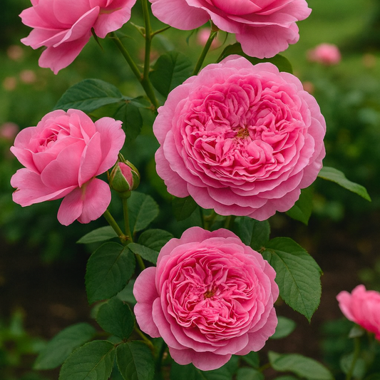 Trandafiri Floribunda Parfumaţi - Grandma’s - Rădăcină Ambalată - Aqua Flowers
