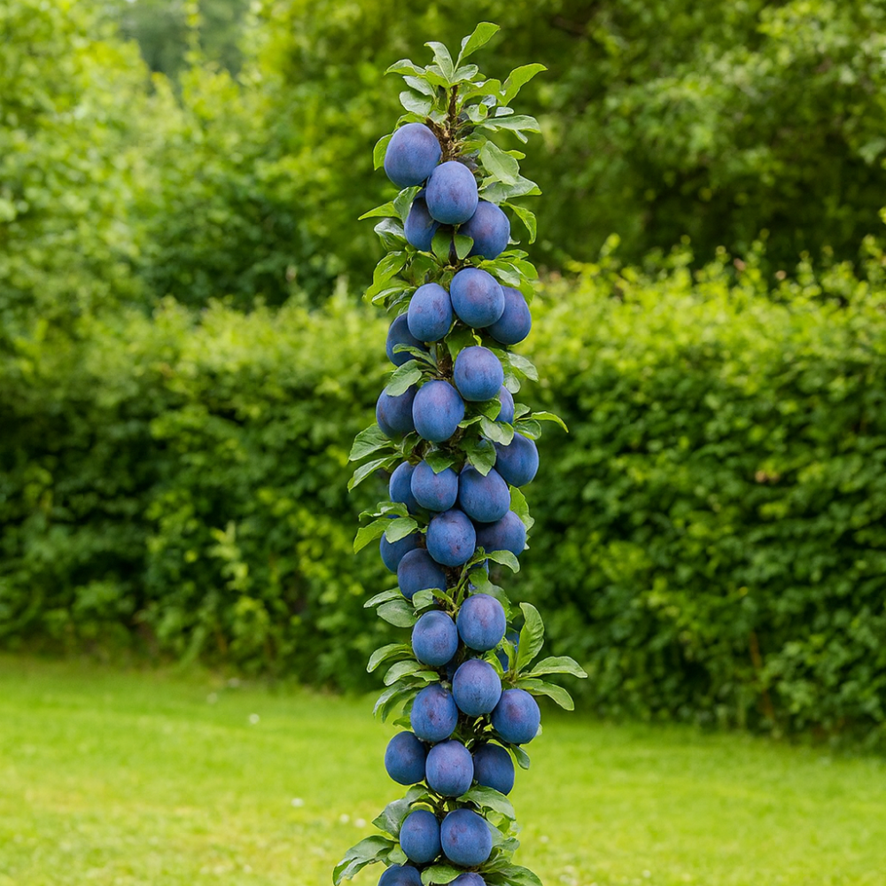 Prun Columnar Blue Sweet - Rădăcină Ambalată Anul 2-3 - Aqua Flowers