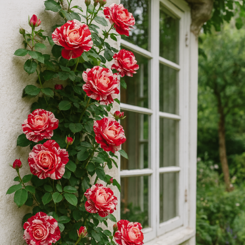 Trandafiri Cățărători Parfumați - Sweetness - Rădăcină Ambalată - Aqua Flowers