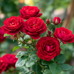 Trandafiri Floribunda - Red - Anul 3 - Ghiveci 2L