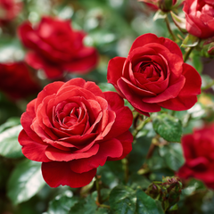 Trandafiri Floribunda - Red - Anul 3 - Ghiveci 2L