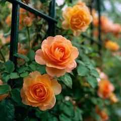 Trandafiri catǎratori - Orange - Ghiveci 2L - Aqua Flowers