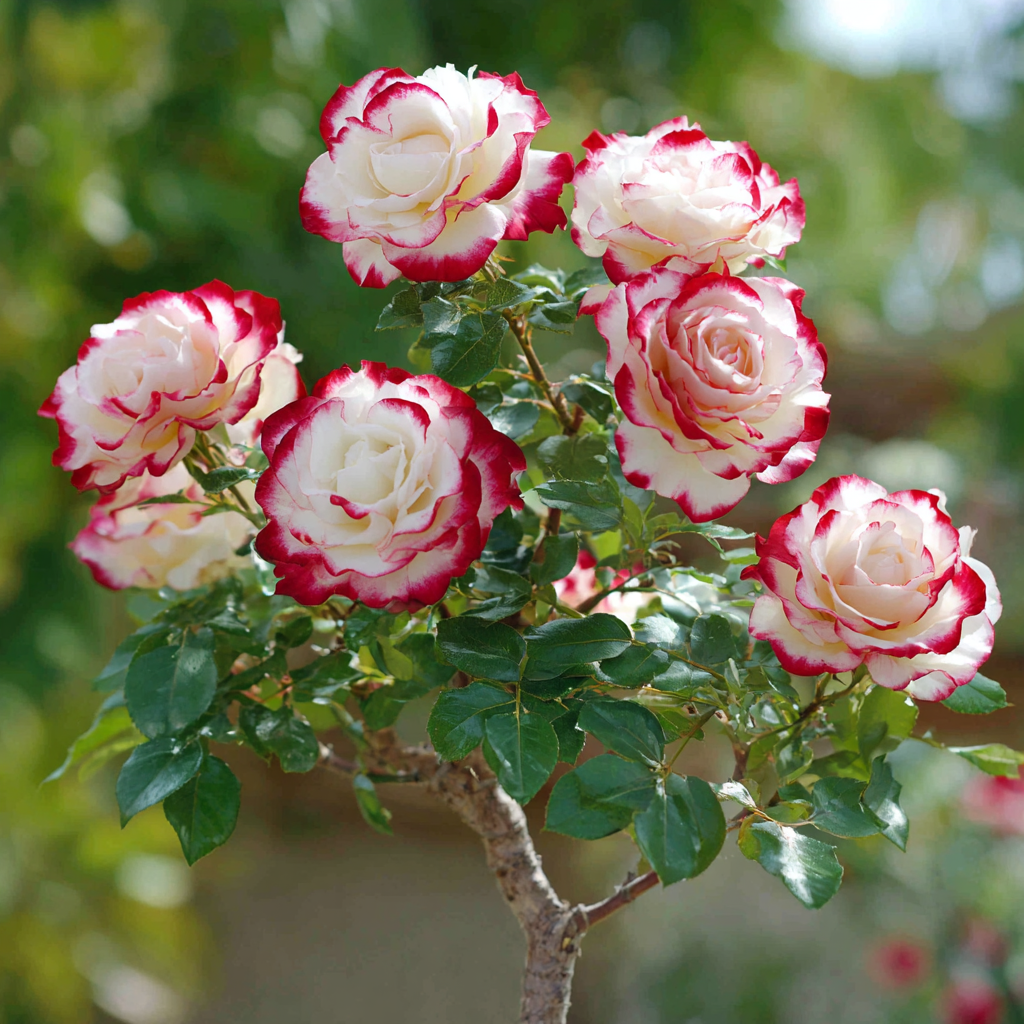 Trandafiri Pomisor - Prince de Monaco - Ghiveci 5L - Anul 2 - inaltime 140-160 cm la livrare - Aqua Flowers
