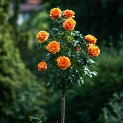 Trandafiri Pomisor - Royal Orange Parfumat - Ghiveci 5L - Anul 2 - inaltime 140-160 cm la livrare - Aqua Flowers