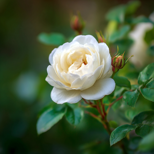 Trandafiri Floribunda - White - Ghiveci 2L - Anul 3 - Aqua Flowers