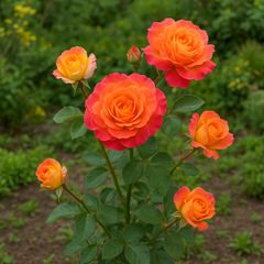 Trandafiri Floribunda Parfumaţi - Versilia - Rădăcină Ambalată Anul 3 - Aqua Flowers