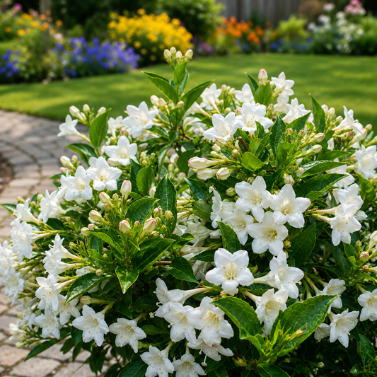 🌿🤍 Weigela Bristol Snowflake-Ghiveci 1,5 L