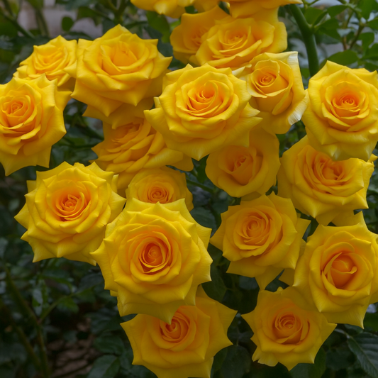 Trandafiri Cățărători Parfumați - Yellow - Rădăcină Ambalată - Aqua Flowers